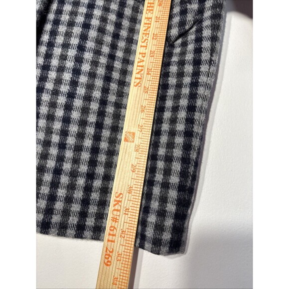 Everlane The Italian ReWool Cocoon Coat Navy/Gray Check Women's Size XXS New - Picture 7 of 16